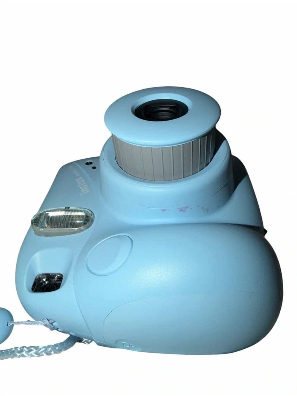 Fujifilm Instax Mini in Light Blue with Teal Carrying Case